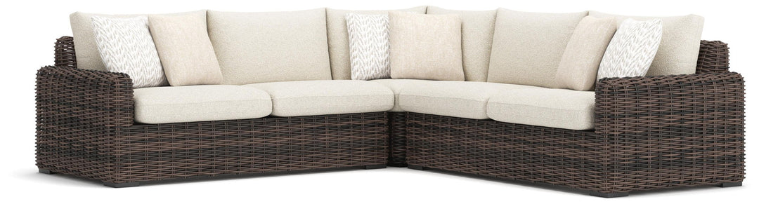Kimora - Outdoor Sectional - Roberts Furniture & Mattress (Yorktown, VA)
