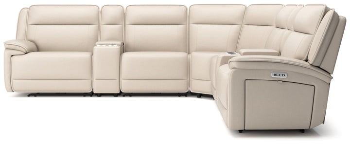 Double Deal - Reclining Sectional - Roberts Furniture & Mattress (Yorktown, VA)