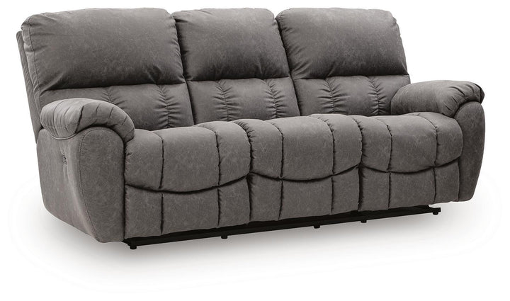 Bakerstein - Power Recline Sofa With Adjustable Headrest - Galaxy