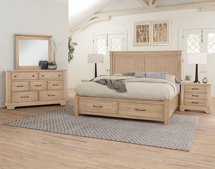 Cool Rustic - Mansion Bed With Storage