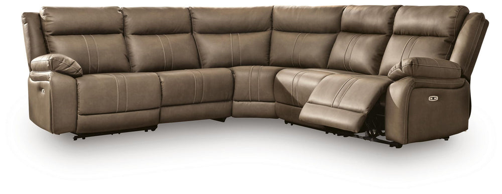 Max-Momentum - Reclining Sectional - Roberts Furniture & Mattress (Yorktown, VA)