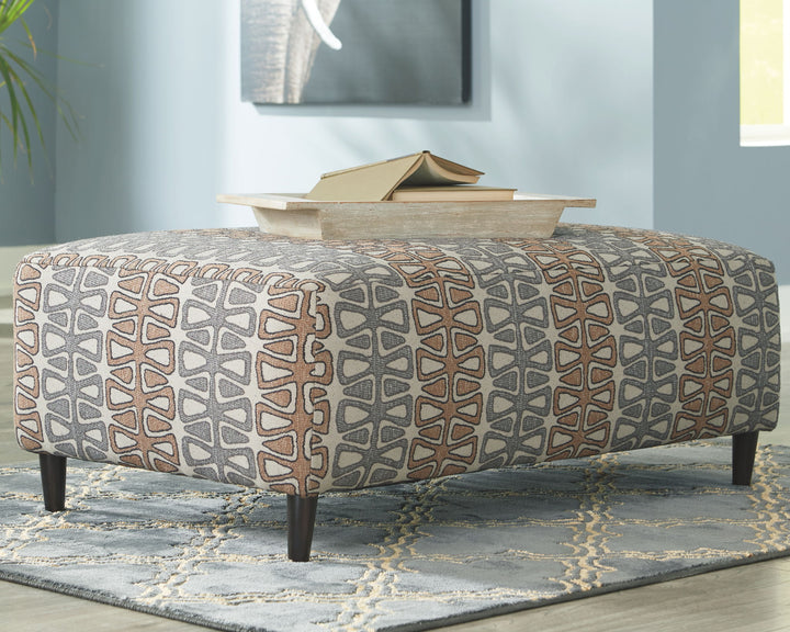 Flintshire - Oversized Accent Ottoman - Auburn