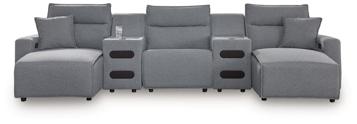 ModMax II - Salt And Pepper - Reclining Sectional