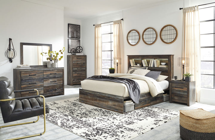 Drystan - Bookcase Bed Set - Roberts Furniture & Mattress (Yorktown, VA)