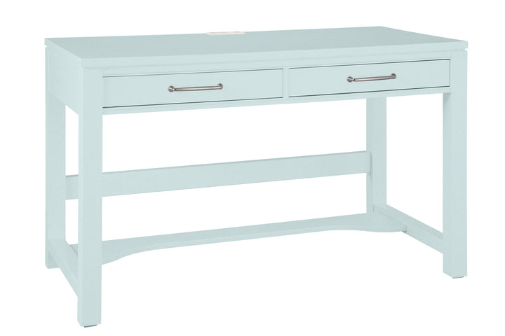 Tide & Timber - 2 Drawers Desk With Multi Charging Outlets - Roberts Furniture & Mattress (Yorktown, VA)