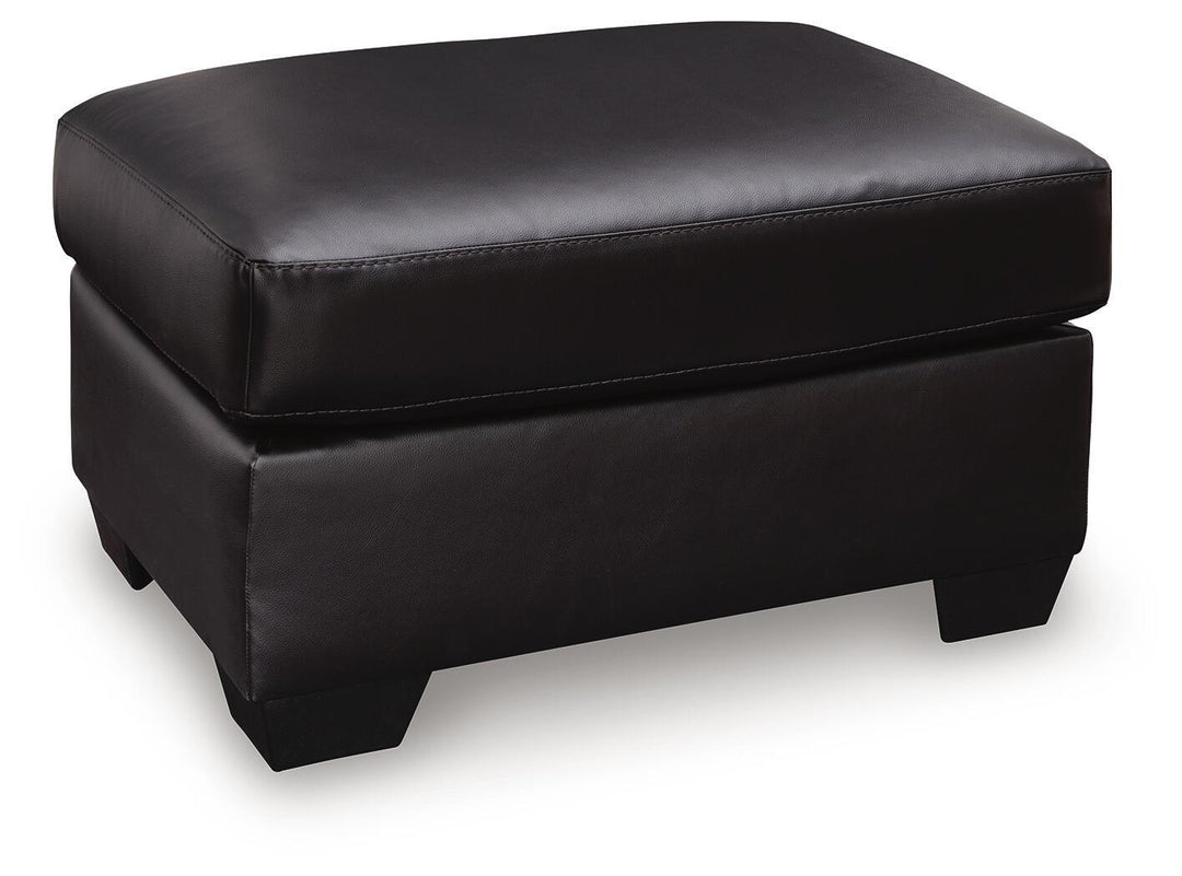 Glennbre - Ottoman - Midnight - Roberts Furniture & Mattress (Yorktown, VA)