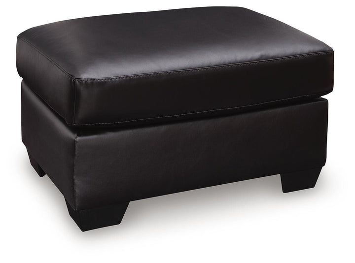 Glennbre - Ottoman - Midnight - Roberts Furniture & Mattress (Yorktown, VA)