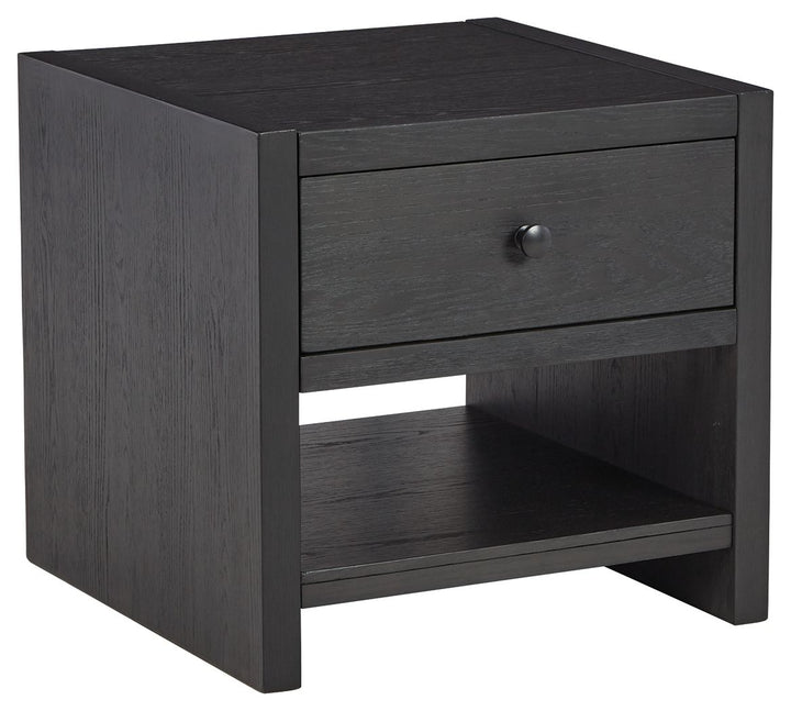 Foyland - Square End Table - Black