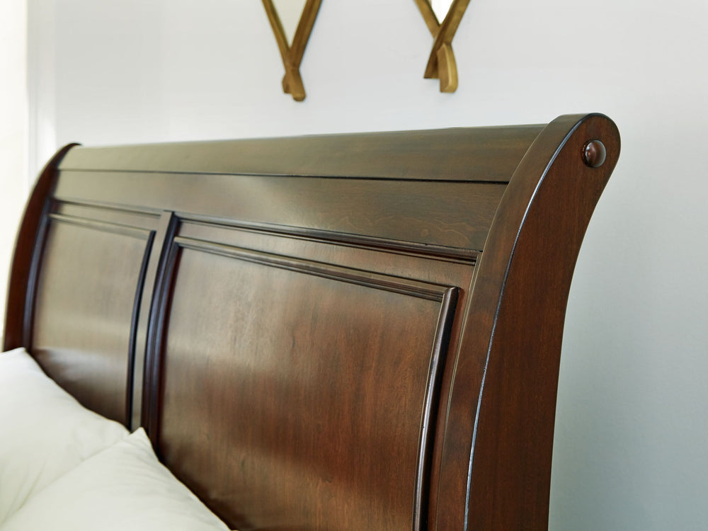 Trellington - Queen Sleigh Storage Bed - Brown - Roberts Furniture & Mattress (Yorktown, VA)