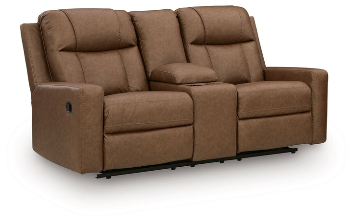 Mackmenville - Double Reclining Loveseat With Console - Roberts Furniture & Mattress (Yorktown, VA)