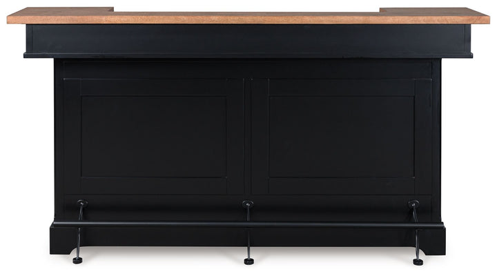 Wildenauer - Bar - Brown / Black - Roberts Furniture & Mattress (Yorktown, VA)