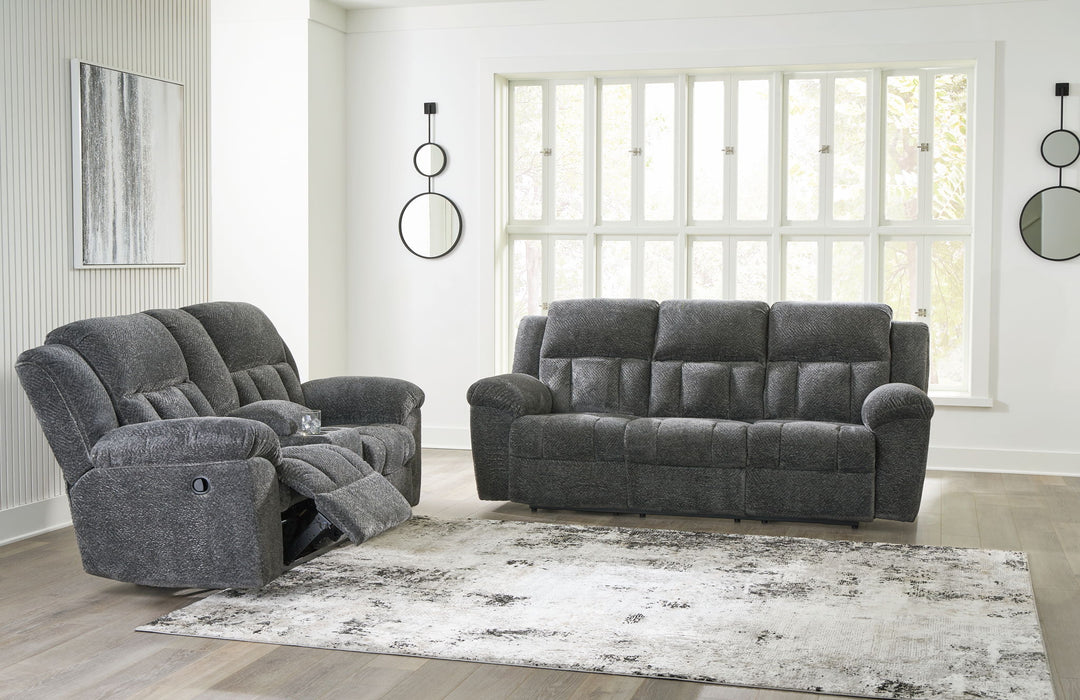 Frohn - Reclining Living Room Set - Roberts Furniture & Mattress (Yorktown, VA)