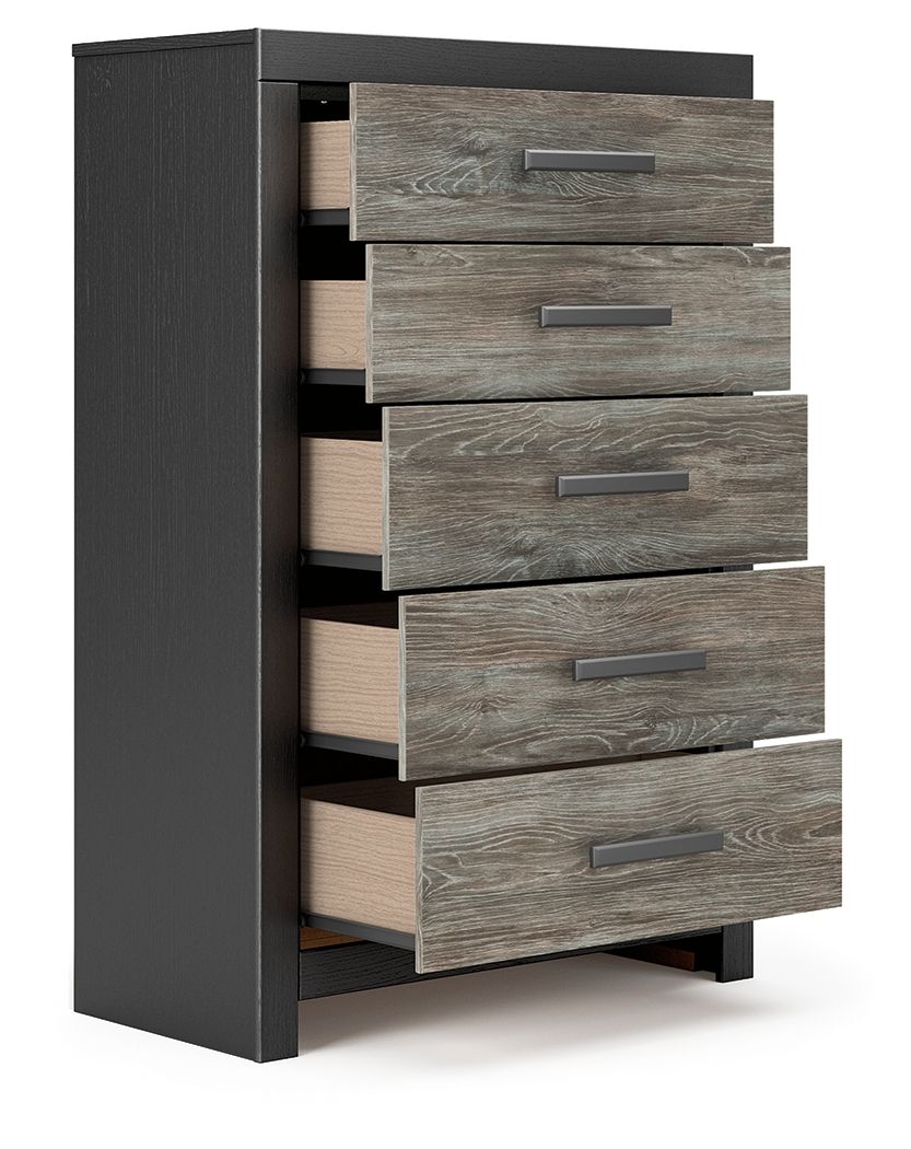 Broachmyn - Five Drawer Chest - Roberts Furniture & Mattress (Yorktown, VA)