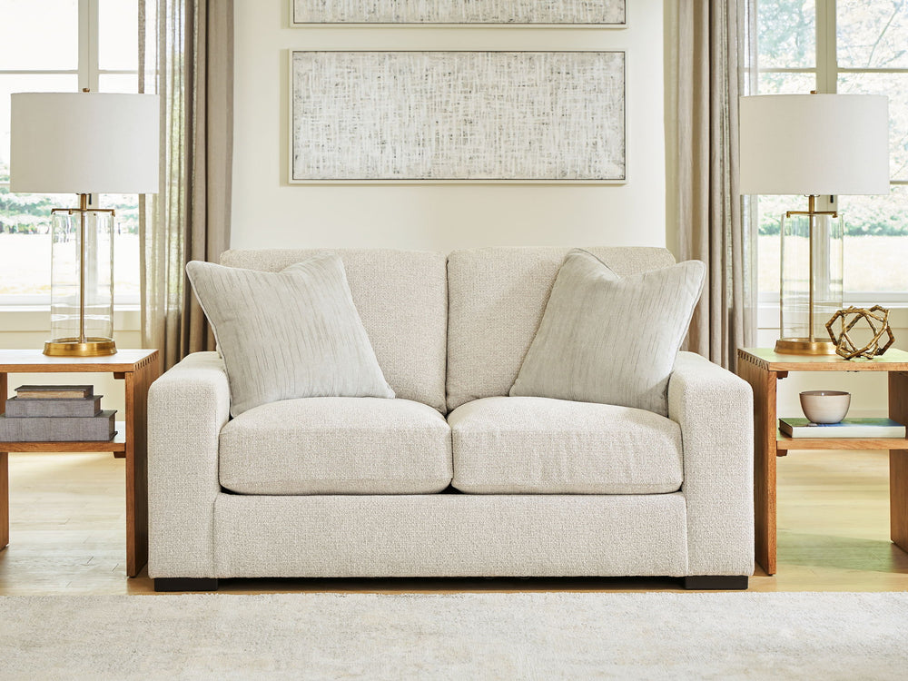 Conlee-Pike - Loveseat - Linen - Roberts Furniture & Mattress (Yorktown, VA)