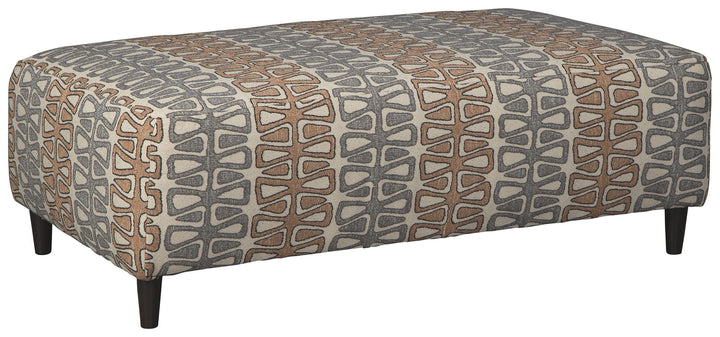 Flintshire - Oversized Accent Ottoman - Auburn