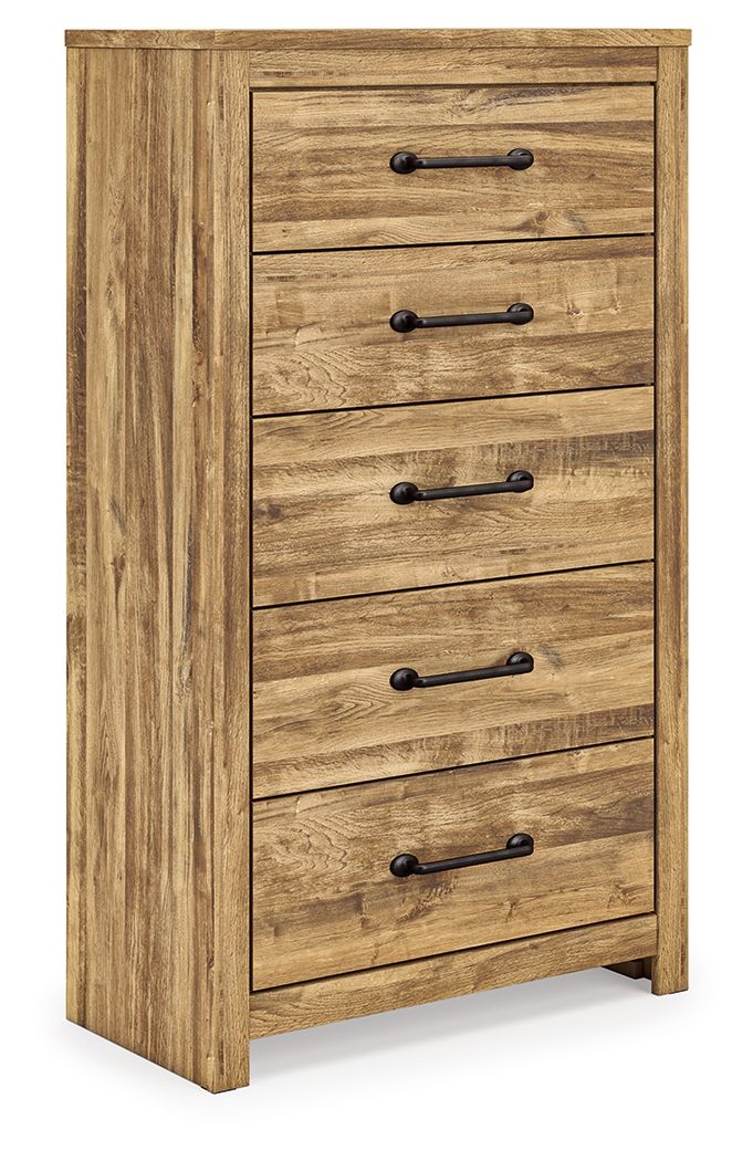 brown five drawer dresser Madison Tall Rustic 5 Drawer Dresser Slate