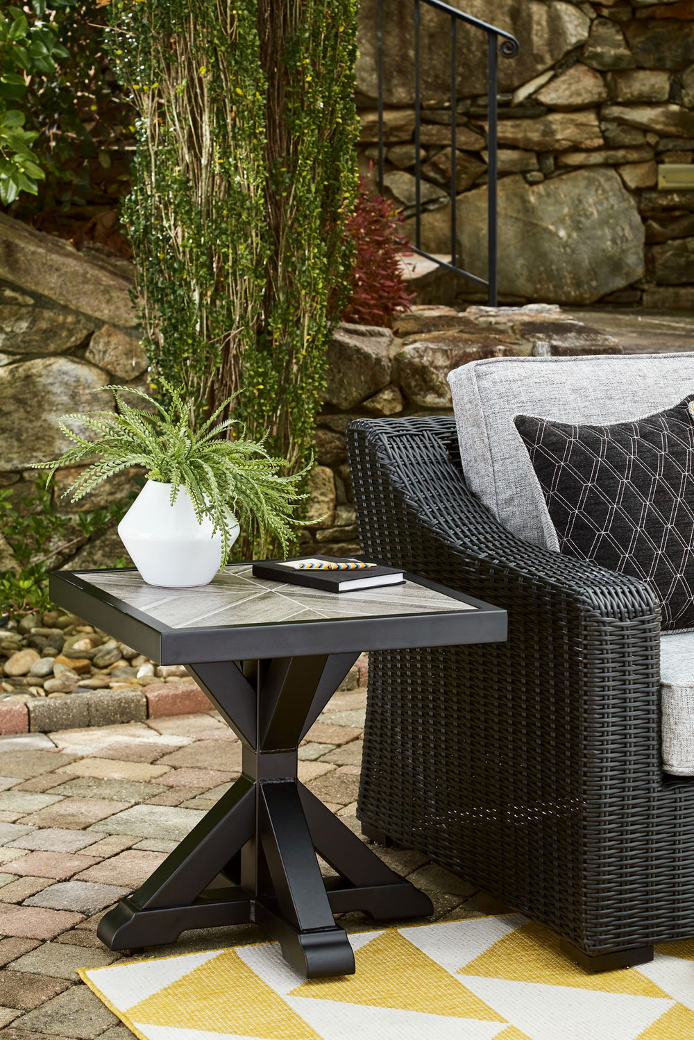 Beachcroft - Square End Table - Roberts Furniture & Mattress (Yorktown, VA)