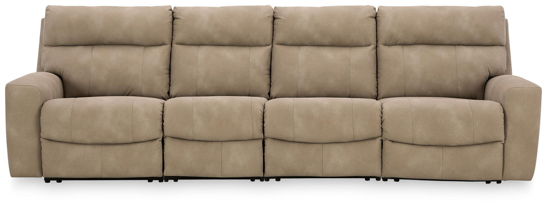 Next-Gen Durapella - Reclining Sectional - Roberts Furniture & Mattress (Yorktown, VA)
