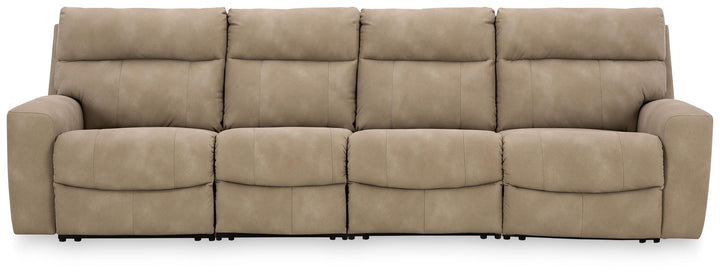 Next-Gen Durapella - Reclining Sectional - Roberts Furniture & Mattress (Yorktown, VA)