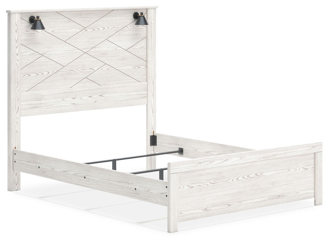 Gerridan - Panel Bed With Sconces - Roberts Furniture & Mattress (Yorktown, VA)