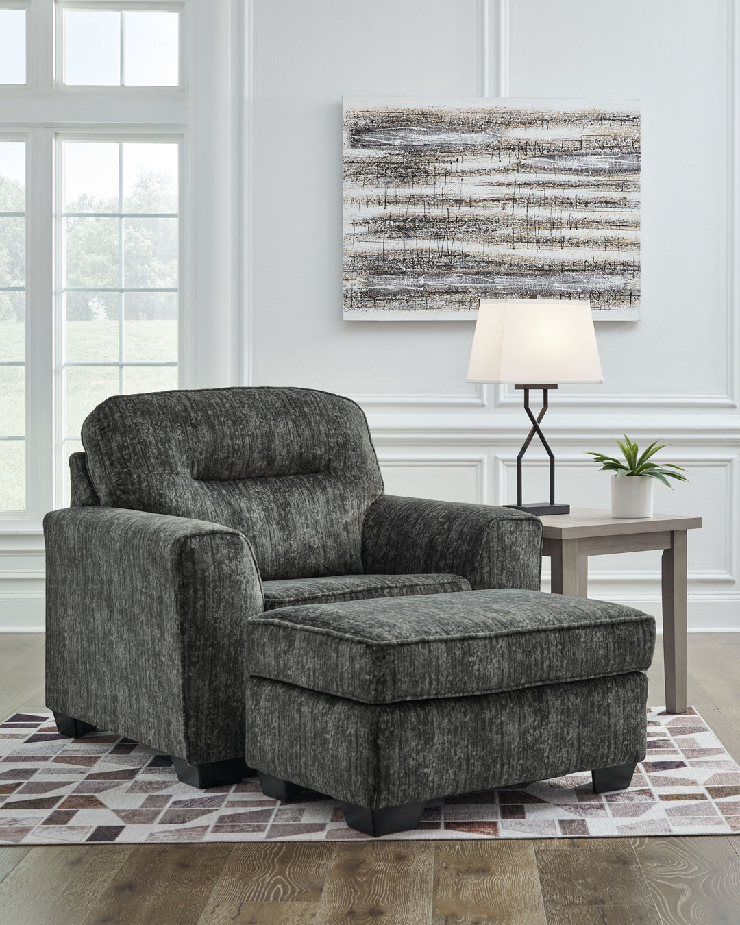 Lonoke - Chair And A Half, Ottoman - Roberts Furniture & Mattress (Yorktown, VA)