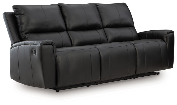 Glossmore - Reclining Sofa - Black