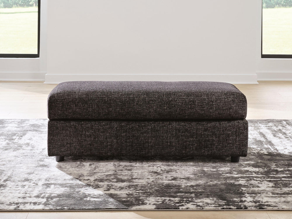 Lentiz - Oversized Accent Ottoman - Onyx - Roberts Furniture & Mattress (Yorktown, VA)