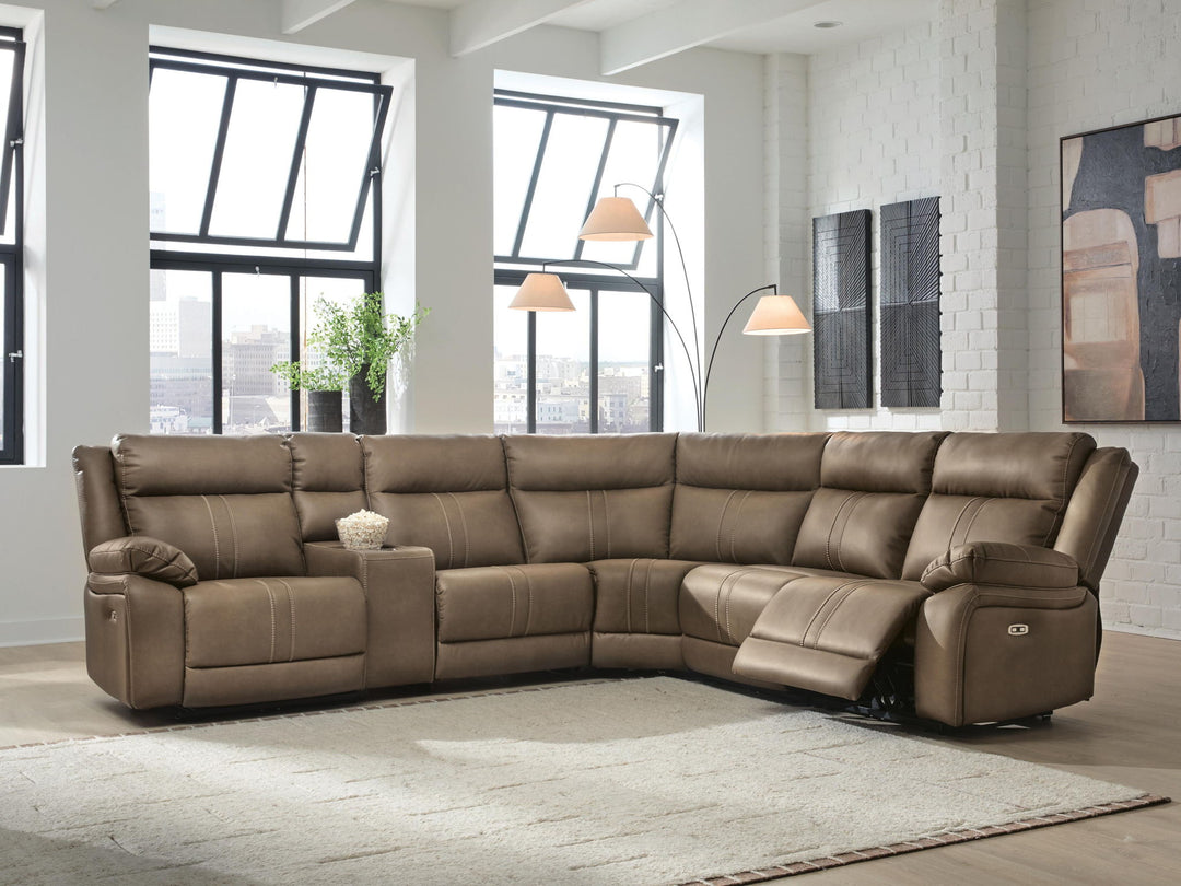 Max-Momentum - Reclining Sectional - Roberts Furniture & Mattress (Yorktown, VA)