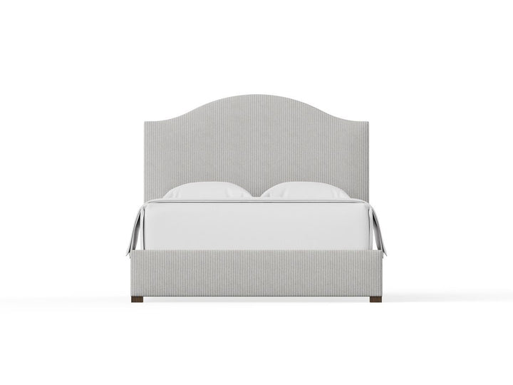 Choices - Emily Upholstered Bed - Gray Stripe