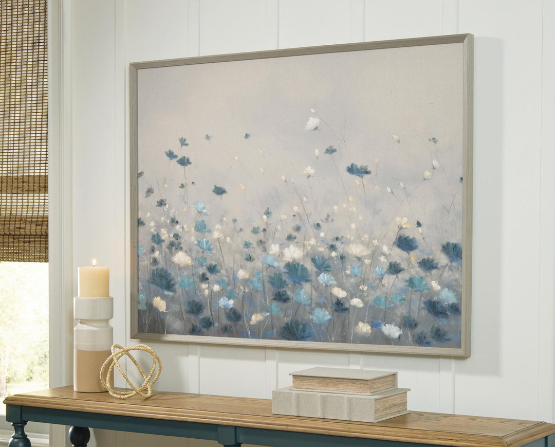 Claydale - Wall Art - Gray / Blue / White