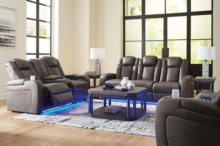 Fyne-dyme - Reclining Living Room Set - Roberts Furniture & Mattress (Yorktown, VA)