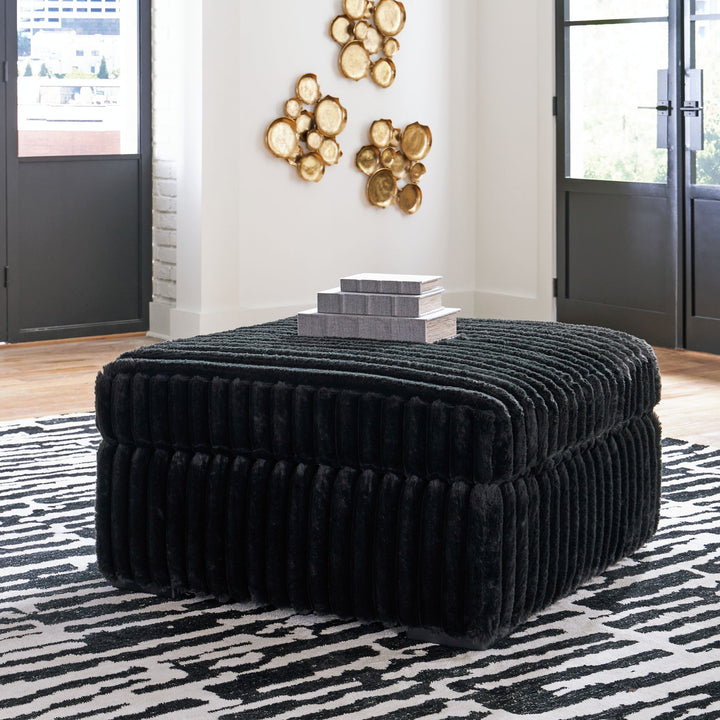 Midnight-Madness - Oversized Accent Ottoman