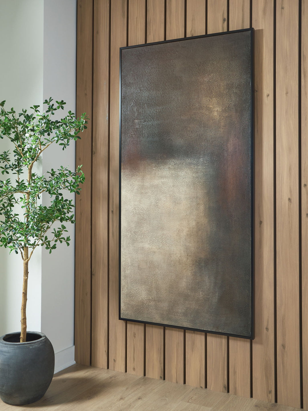 Wernmen - Wall Art - Brown / Rust / Cream - Roberts Furniture & Mattress (Yorktown, VA)