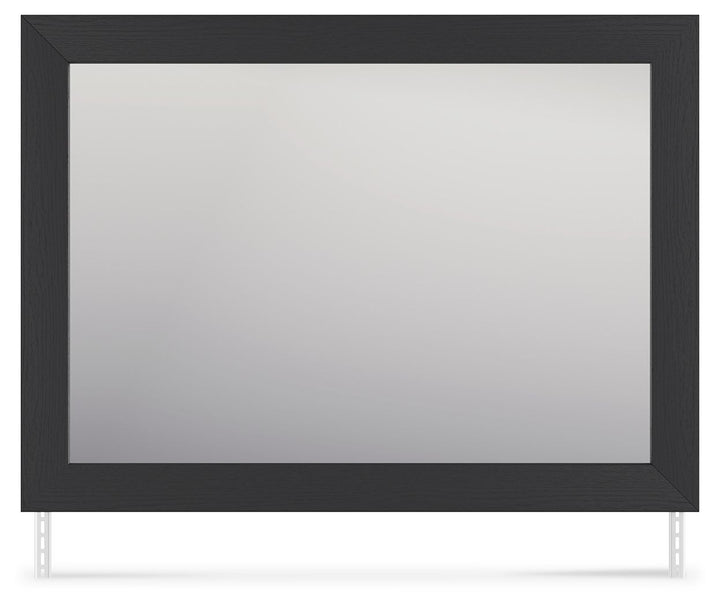 Vertani - Bedroom Mirror - Black
