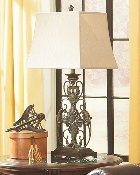 Sallee - Poly Table Lamp  - Gold Finish