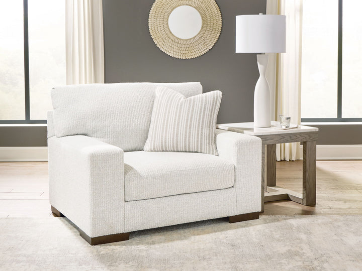Hartside - Chair And A Half - Frosted - Roberts Furniture & Mattress (Yorktown, VA)