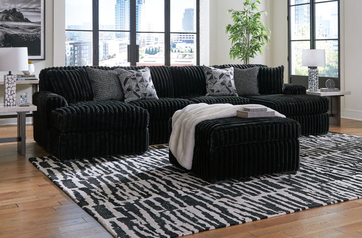 Midnight-Madness - Sectional Set - Roberts Furniture & Mattress (Yorktown, VA)