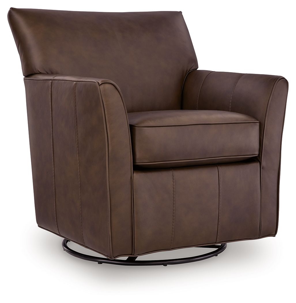 Braydunn - Swivel Glider Accent Chair - Roberts Furniture & Mattress (Yorktown, VA)