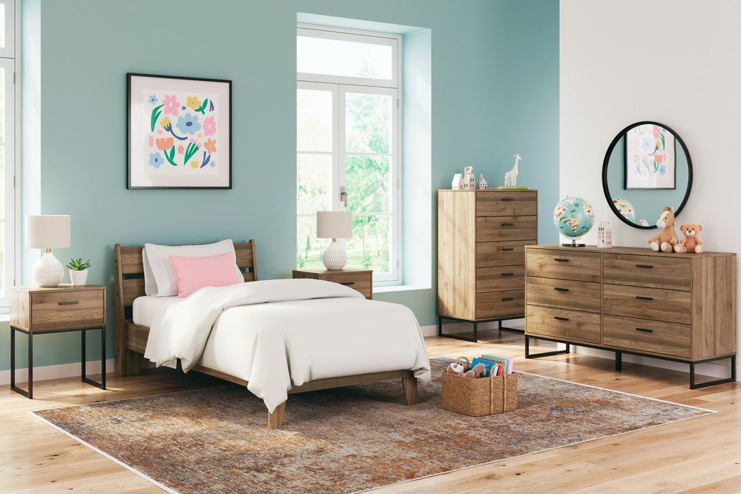Deanlow - Panel Bedroom Set - Roberts Furniture & Mattress (Yorktown, VA)