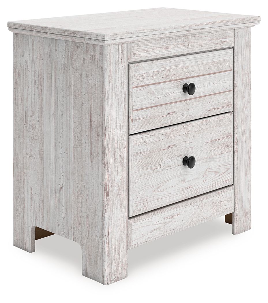 Makidern - Two Drawer Night Stand - Roberts Furniture & Mattress (Yorktown, VA)