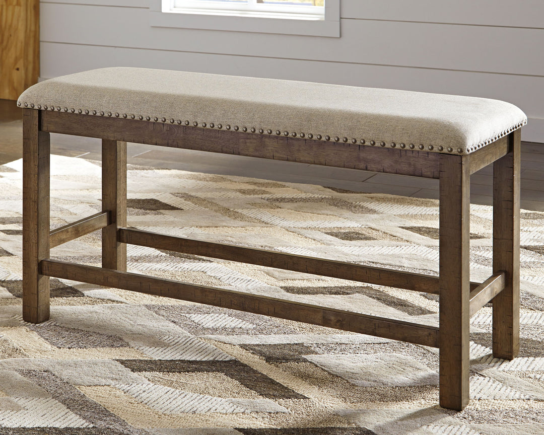Moriville - Double UPH Bench  - Beige
