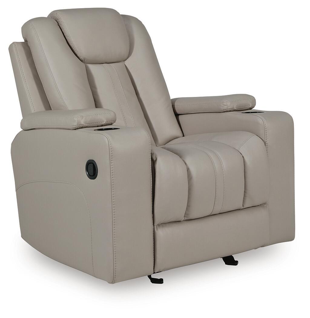 Elevate Edges - Glider Recliner - Coin - Roberts Furniture & Mattress (Yorktown, VA)