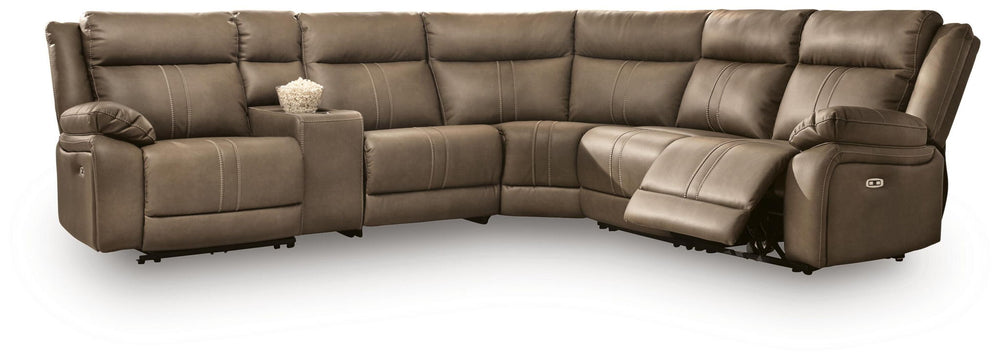 Max-Momentum - Reclining Sectional - Roberts Furniture & Mattress (Yorktown, VA)
