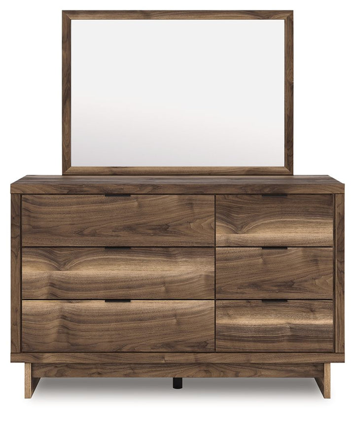 Chirason - 3 Pc. - Full Panel Storage Bed, Dresser And Mirror - Brown