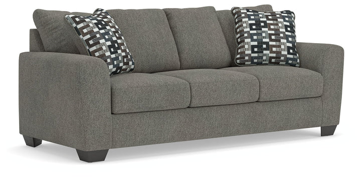 Triston-Peaks - Queen Sofa Sleeper - Suede - Roberts Furniture & Mattress (Yorktown, VA)