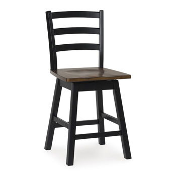 Wildenauer - Swivel Stool (Set of 2) - Roberts Furniture & Mattress (Yorktown, VA)