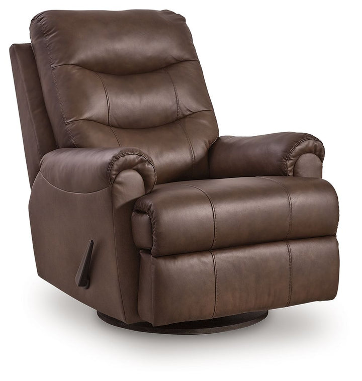 Flynwood - Swivel Glider Recliner - Roberts Furniture & Mattress (Yorktown, VA)
