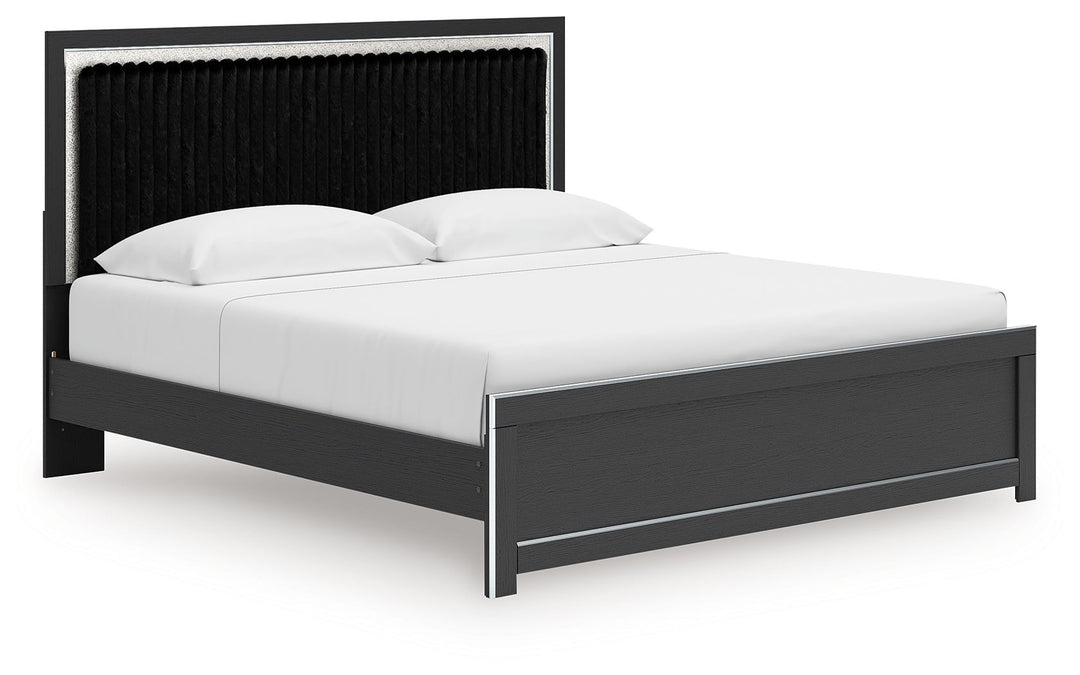 Zuraleus - Upholstered Panel Platform Bed With Roll Slats - Roberts Furniture & Mattress (Yorktown, VA)