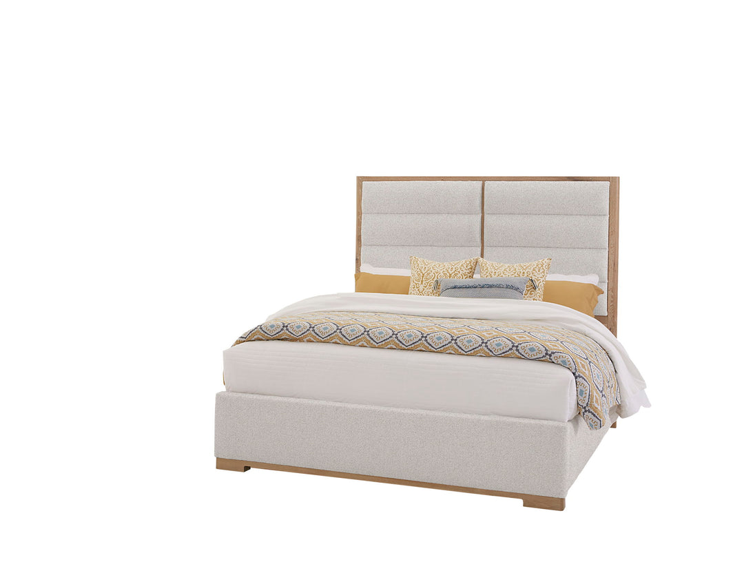 Crafted Oak - Upholstered Bed - Roberts Furniture & Mattress (Yorktown, VA)
