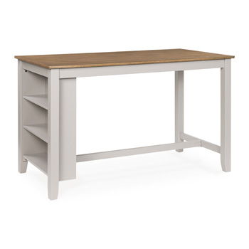 Harperfeld - Rectangular Dining Room Counter Table - Natural / Gray - Roberts Furniture & Mattress (Yorktown, VA)